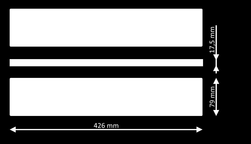 Listwa LCD 16,1 Wyświetlacz Specyfikacja mechaniczna Obszar aktywny 410 (Długość) * 60 (Szerokość) mm Wymiar zewnętrzny 426 (Długość) * 79 (Szerokość) * 17.