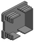 Zaślepka profilu 80x80 mm podcięta