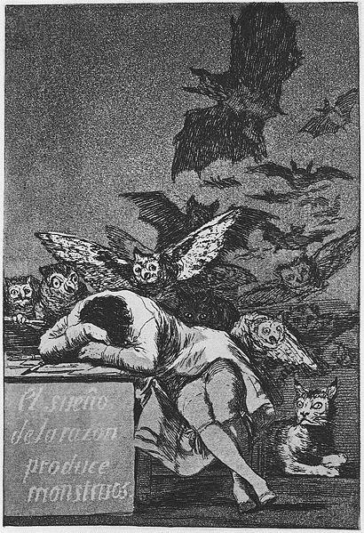 Francisco Goya Gdy rozum śpi, budzą się demony