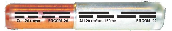 Łączniki aluminiowo- miedziane typu LMANW Materiał Al-Cu. Pokrycie bez pokrycia. Napięcie 0 6 kv. Uwaga!