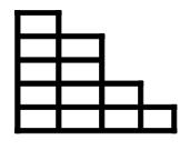 Tabela 1: (htbp] Powyższy domek jest dla dim V = 12, endomorfizmu f, dla którego f 4 0, f 5 = 0, dim V 1 = 4, dim V 2 = 7, dim V 3 = 9, dim V 4 = 11, dim V 5 = 12. Lemat 1. Załóżmy, że α 1,.
