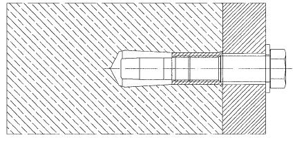 Strona 9 z 14 Przedłużenie Europejskiej Aprobaty Technicznej ETA-07/0142, Do zastosowania tylko do wielopunktowego zamocowania w systemach nienośnych zgodnie z ETAG 001 część 6 załącznik 1 Kotwa