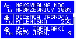 1.1 Wybór typu paliwa. Regulator RK 2006LPGN umożliwia ustawienie parametrów spalania dla czterech typów paliwa. Parametr TYP PALIWA umożliwia przełączanie się pomiędzy poszczególnymi ustawieniami.