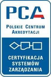 ZAKRES AKREDYTACJI JEDNOSTKI CERTYFIKUJĄCEJ SYSTEMY ZARZĄDZANIA Nr AC 137 wydany przez POLSKIE CENTRUM AKREDYTACJI 01-382 Warszawa, ul. Szczotkarska 42 Wydanie nr 16 Data wydania: 26 kwietnia 2019 r.