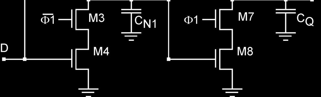 Sprzężenie zwrotne z punktu X do wejścia NAND2 powoduje, że potencjał Y może narastać dopiero z opóźnieniem Δ po opadnięciu potencjału w punkcie X.