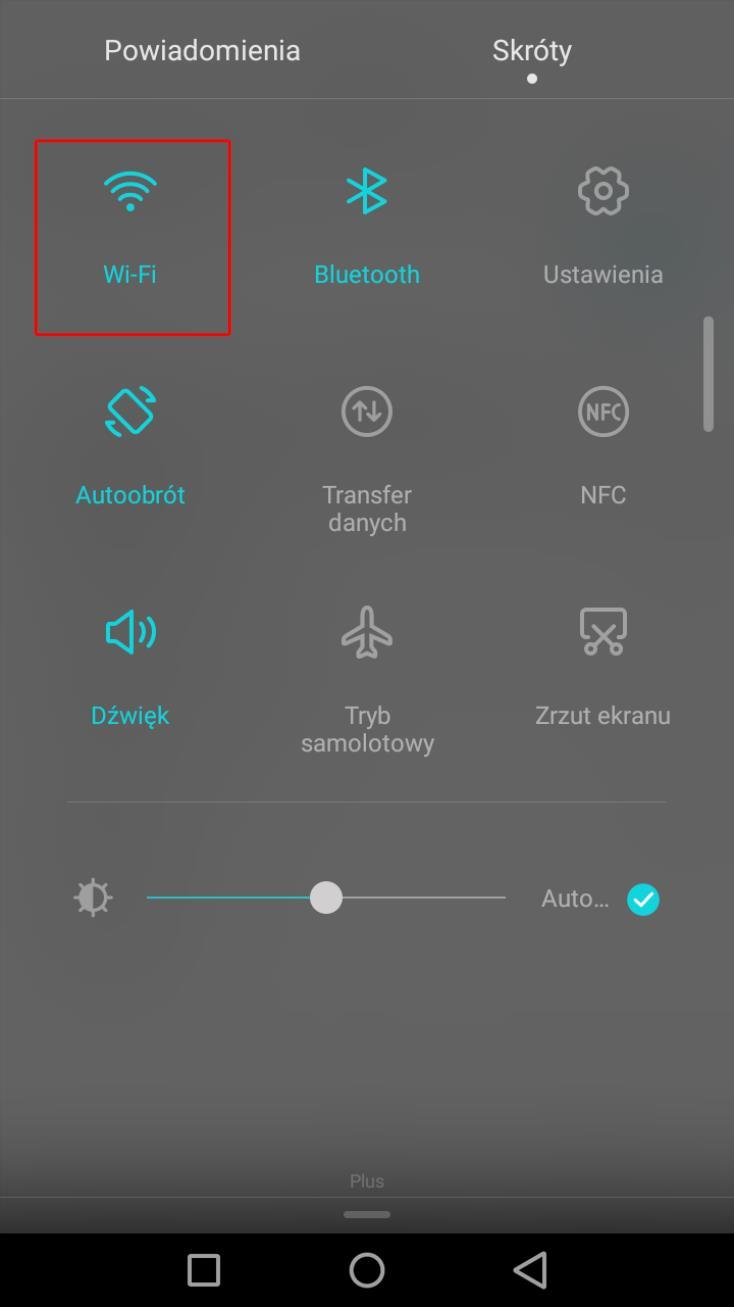 3. Konfiguracja dostępu do WiFi Android 1.