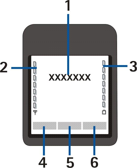 G³ówny wy wietlacz w trybie gotowo ci 1. Pokazuje nazwê lub logo operatora sieci, z której telefon aktualnie korzysta. 2. Wskazuje moc sygna³u sieci komórkowej w miejscu korzystania z telefonu.