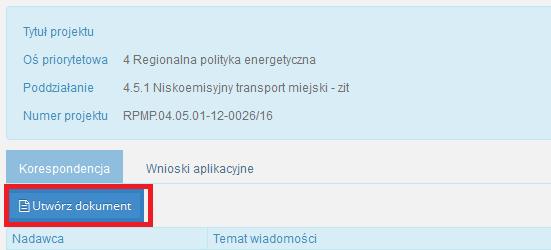 W tym momencie pojawi się możliwość edycji wniosku skierowanego do poprawy. Po zatwierdzeniu wniosku, pobraniu go z systemu w formacie.