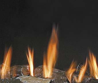 Step urner Log urner Log urner W palniku Log urner płomienie lśnią blaskiem na ceramicznych polanach, co daje najbardziej realistyczny obraz płonącego drewna.