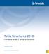 Tekla Structures 2018i. Pierwsze kroki z Tekla Structures. Wrzesień Trimble Solutions Corporation