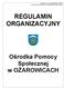 REGULAMIN ORGANIZACYJNY