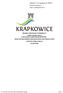 Załącznik Nr 1 do Zarządzenia Nr 239/2015 Burmistrza Krapkowic z dnia 12 października 2015 r.