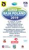 6 th round of / 6. runda FIA WORLD CUP for CROSS-COUNTRY BAJAS PUCHARU ŚWIATA FIA W RAJDACH TERENOWYCH BAJA