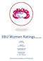 EBU Women RatingsFebruary