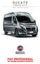 DUCATO FIAT PROFESSIONAL NA MIARĘ KAŻDEGO BIZNESU CENNIK 2019 KOMBI / PANORAMA / MINIBUS