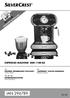 ESPRESSO MACHINE SEM 1100 B3. Instrukcja obsługi. Naudojimo instrukcija. Bedienungsanleitung IAN