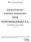EFIX DOM MAKLERSKI S.A.