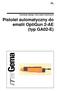 Instrukcja obsługi i lista części zamiennych. Pistolet automatyczny do emalii OptiGun 2-AE (typ GA02-E)
