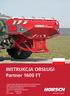 INSTRUKCJA OBSŁUGI Partner 1600 FT