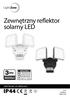 Zewnętrzny reflektor solarny LED