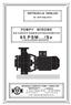 65 PSM.../Sz INSTRUKCJA OBSŁUGI DO CIECZY ZANIECZYSZCZONYCH. Nr IU/P-5/Sz-2014 BRZESKA FABRYKA POMP I ARMATURY