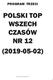 POLSKI TOP WSZECH CZASÓW NR 12 ( )