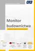 Monitor budownictwa. Monitor budownictwa nr 6/2016. niezbędnik managerów z branży budowlanej. Patroni: