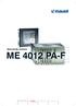 Sterowniki polowe ME 4012 PA-F. Dedykowane Systemy dla Elektrowni. Systemy Telemechaniki