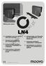 LN4.   Sliding gate opener. DE Anweisungen und Hinweise für die Installation und die Bedienung. EN Installation and use instructions