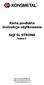 Karta produktu Instrukcja użytkowania. Sejf SL STRONG klasa I. Dział Serwisu KONSMETAL: telefon: (pn-pt 8-16) mail: