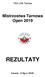 TKS LOK Tarnów. Mistrzostwa Tarnowa Open 2019 REZULTATY. Tarnów, 13 lipca 2019r.