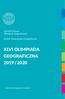 Komitet Główny Olimpiady Geograficznej. Polskie Towarzystwo Geograficzne XLVI OLIMPIADA GEOGRAFICZNA 2019 /