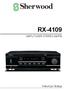 RX-4109 AMPLITUNER STEREO AM/FM. Instrukcja Obsługi