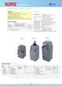 International, LLC HMS/HLS/HNS Series Heavy Duty Limit Switches Features Specifications Electrical Ratings