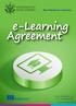 Biuro Współpracy z Zagranicą e-learning Agreement