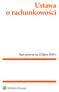 Ustawa o rachunkowości. Stan prawny na 22 lipca 2019 r.
