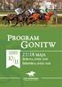 PROGRAM ROGRAM GONITW ONITW DZIEŃ 27/ 27/ MAJA MAJ 10 SOBOTA, GODZ. 15:00 OT /11 NIEDZIELA, GODZ. 15:00