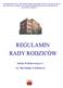 REGULAMIN RADY RODZICÓW