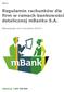 Regulamin rachunków dla firm w ramach bankowości detalicznej mbanku S.A. Obowiązuje od 14 września 2019 r.