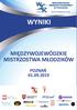 WYNIKI MIĘDZYWOJEWÓDZKIE MISTRZOSTWA MŁODZIKÓW