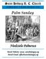 Palm Sunday. Niedziela Palmowa. Saint Hedwig R. C. Church. Parish Website: www. sainthedwignj.org Parish