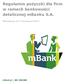 Regulamin pożyczki dla firm w ramach bankowości detalicznej mbanku S.A. Obowiązuje od 14 września 2019 r.