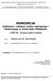 PRACOWNIA PROJEKTOWA TECHNIKI SANITARNEJ PROJ-SAN Magdalena Drzewiecka. ul. Wybudowanie BYDGOSZCZ tel. 0-52/ KONCEPCJA