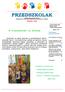 PRZEDSZKOLAK Biuletyn informacyjny dla rodziców Wydawany przez Samorządowy Zespół Szkolno-Przedszkolny nr 2 w Chełmku