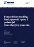 Event-driven trading. Reaktywność rynku i potencjał inwestycyjny zjawiska