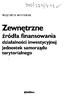 WOJCIECH MISTEREK. Zewnętrzne. źródła finansowania działalności inwestycyjnej jednostek samorządu terytorialnego. Dlfin