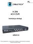 H.264 4CH DVR Instrukcja obsługi URZ0132