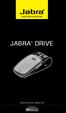 JABRA DRIVE INSTRUKCJA OBSŁUGI