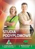 STUDIA PODYPLOMOWE. Uczelnia Zawodowa Zagłębia Miedziowego. Miedziowe Centrum Kształcenia Kadr