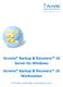 Acronis Backup & Recovery 10 Server for Windows Acronis Backup & Recovery 10 Workstation. Instrukcja szybkiego rozpoczęcia pracy